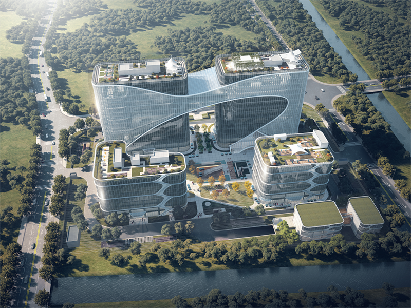 共建未来丨抖圈股份（上海）创新基地亮相“2023年闵行区重大工程项目开工仪式”主会场！